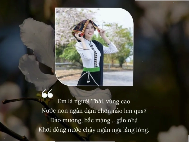 Cô gái Thái bên khung cửi