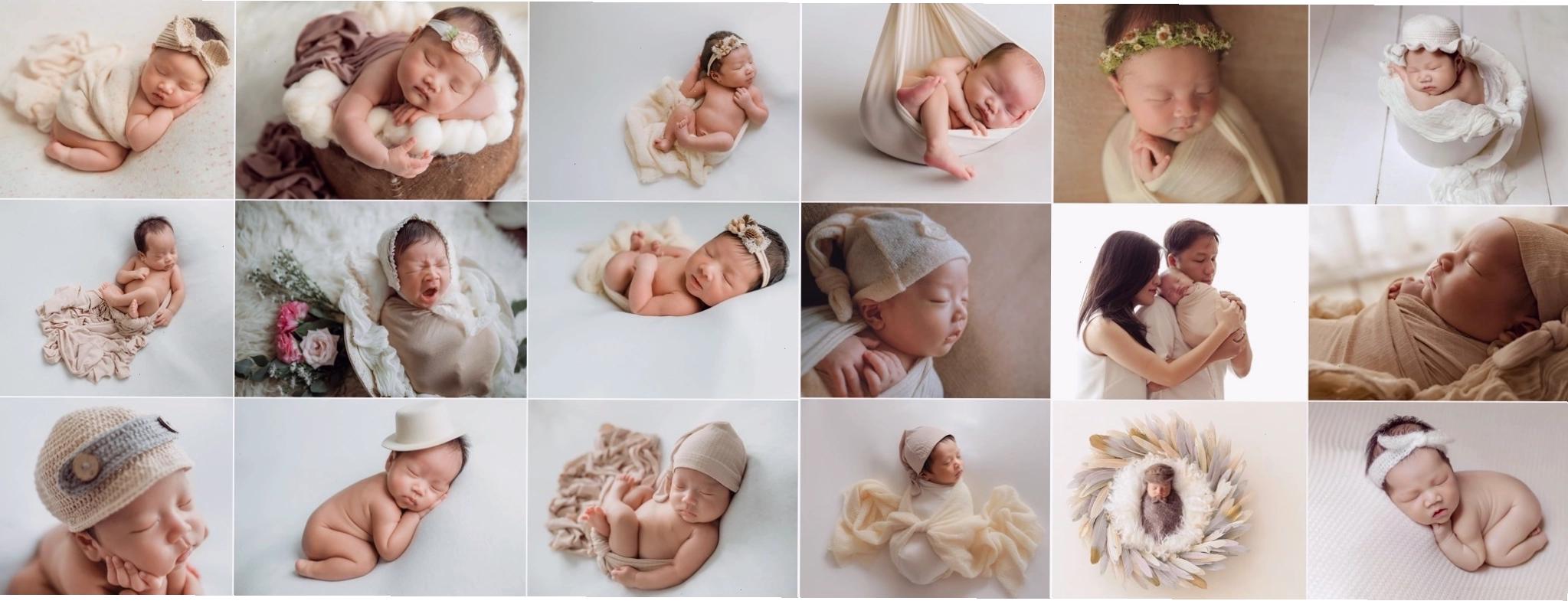 Concept chụp ảnh cho bé gái sơ sinh với tông màu pastel nhẹ nhàng