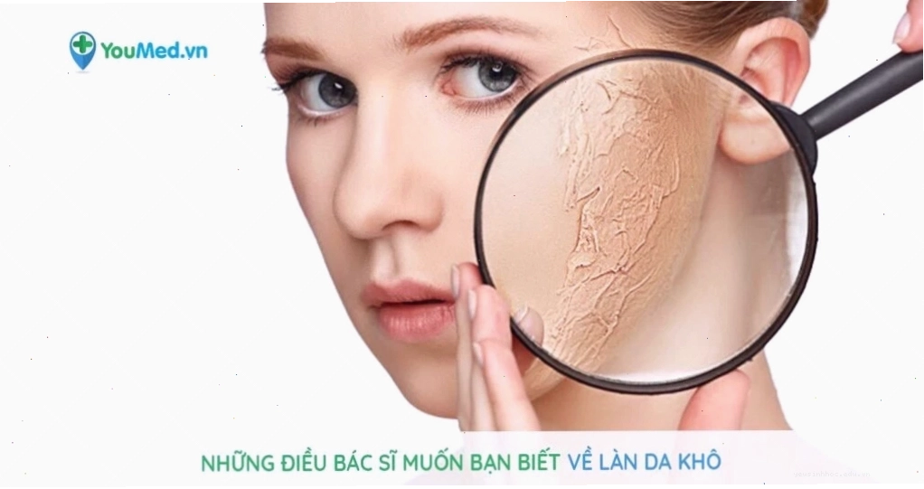 Da khô và tình trạng mụn nước liên quan
