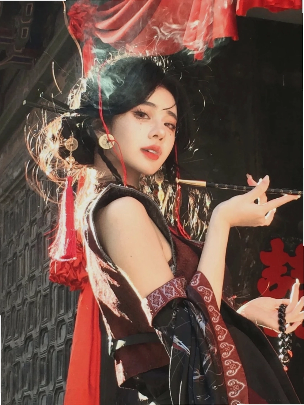 Gái xinh Trung Quốc cosplay cổ trang dịu dàng, nữ tính với trang phục truyền thống