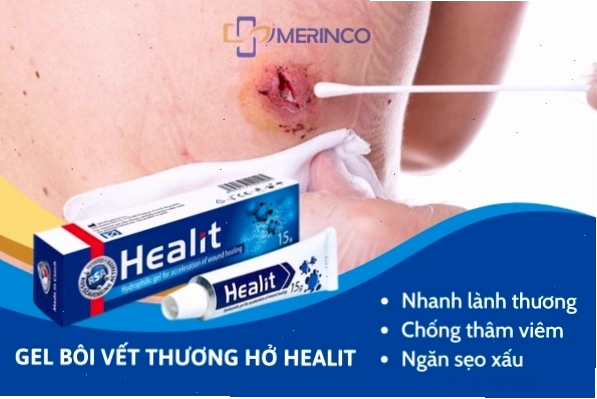 Gel Healit hỗ trợ làm lành vết thương hiệu quả