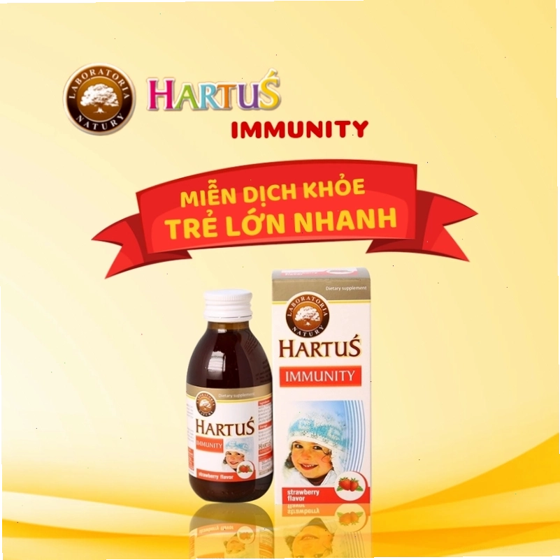 Hartus Immunity hỗ trợ tăng cường sức khỏe