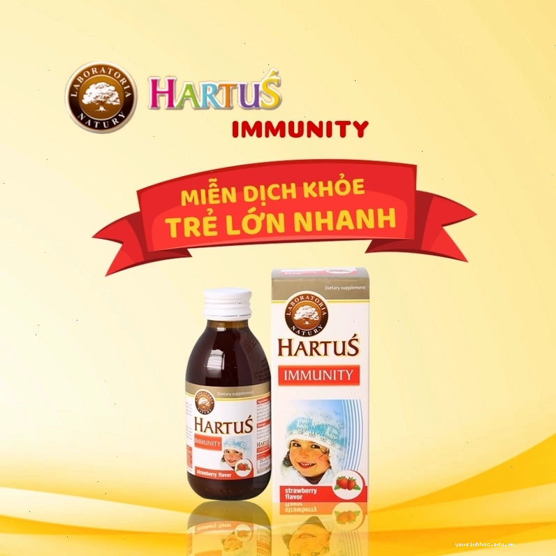 Hartus Immunity hỗ trợ tăng cường sức khỏe hệ miễn dịch