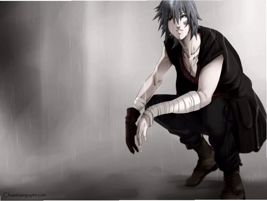 Hình ảnh anime cô gái buồn dưới mưa tầm tã