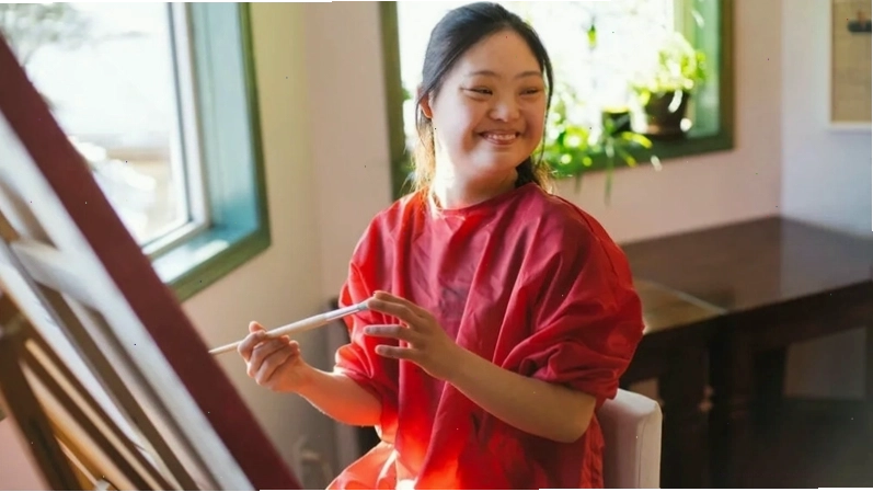 Hình ảnh minh họa hội chứng Down, một ví dụ về hậu quả của đột biến số lượng nhiễm sắc thể