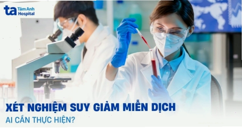 Hình ảnh minh họa xét nghiệm suy giảm miễn dịch