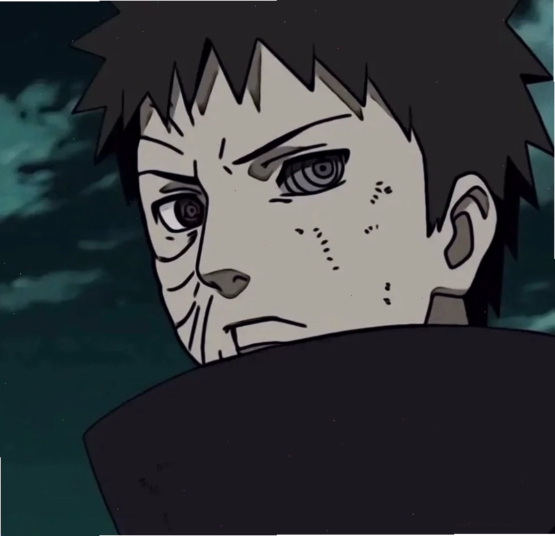 Hình ảnh Obito buồn thể hiện sự cô đơn và mất mát