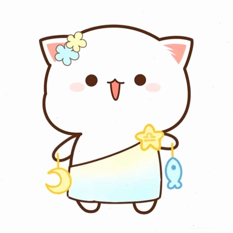 Hình vẽ cô gái với phụ kiện tai thỏ dễ thương