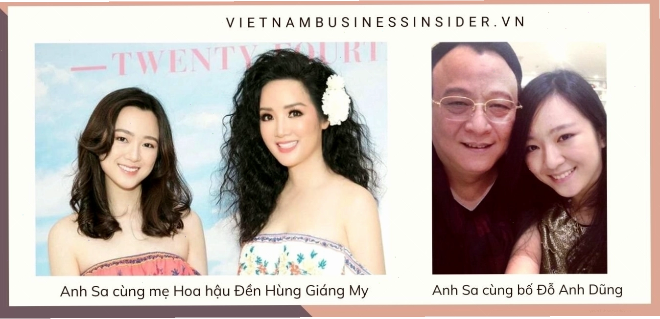 Hoa hậu Giáng My và con gái Anh Sa