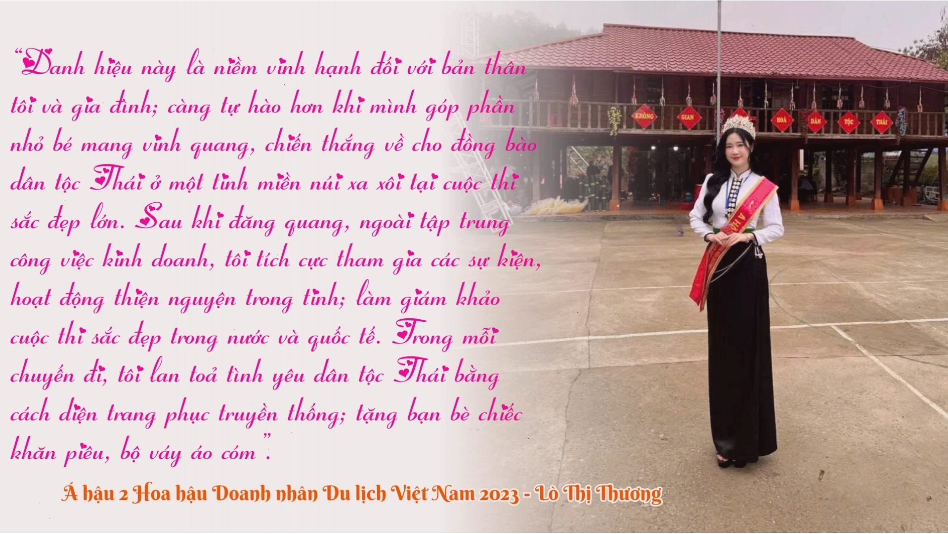 Hoa văn trên trang phục dân tộc Thái