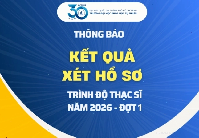 Kết quả xét hồ sơ Thạc sĩ