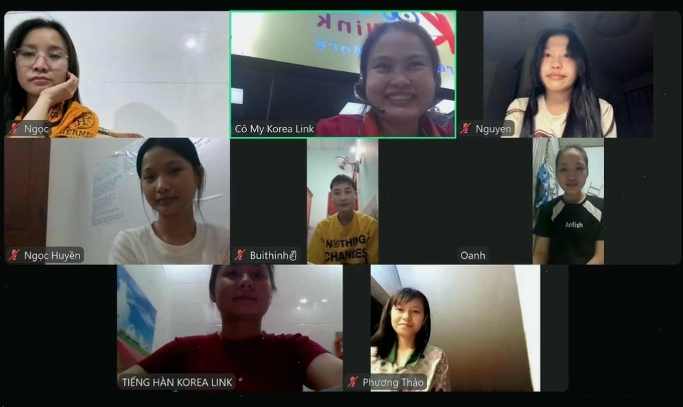 Lớp học tiếng Hàn chuẩn bị cho chương trình EPS