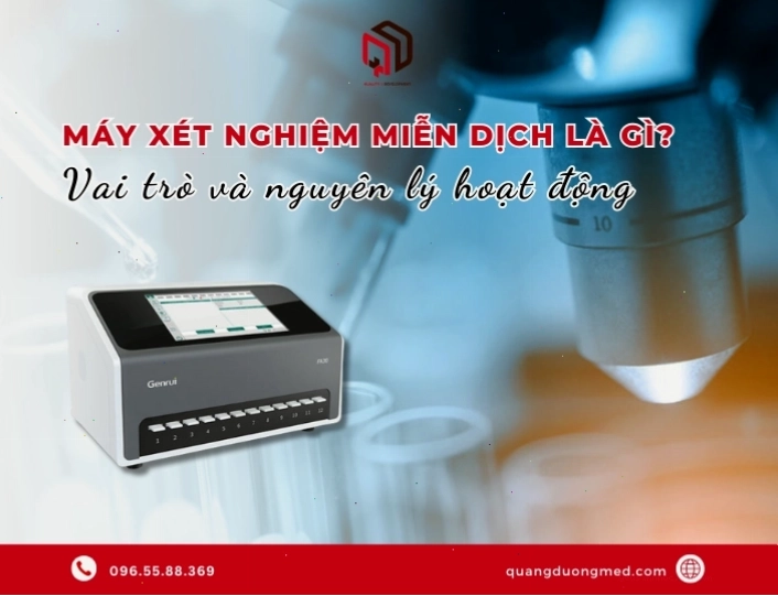 Máy xét nghiệm miễn dịch tự động trong phòng thí nghiệm y tế