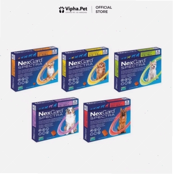 Sản phẩm NexGard Spectra hỗ trợ điều trị bệnh xà mâu ở chó