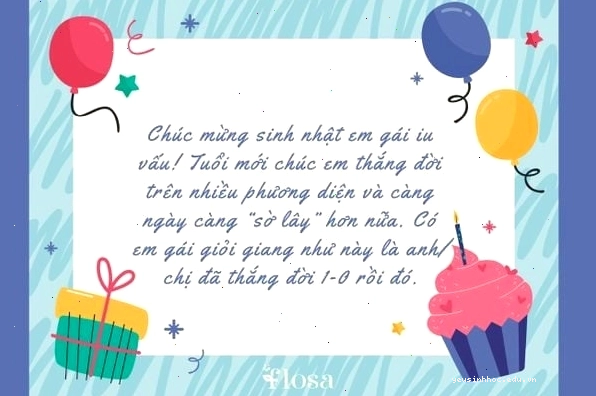 STT chúc mừng sinh nhật em gái trẻ trung và xu hướng