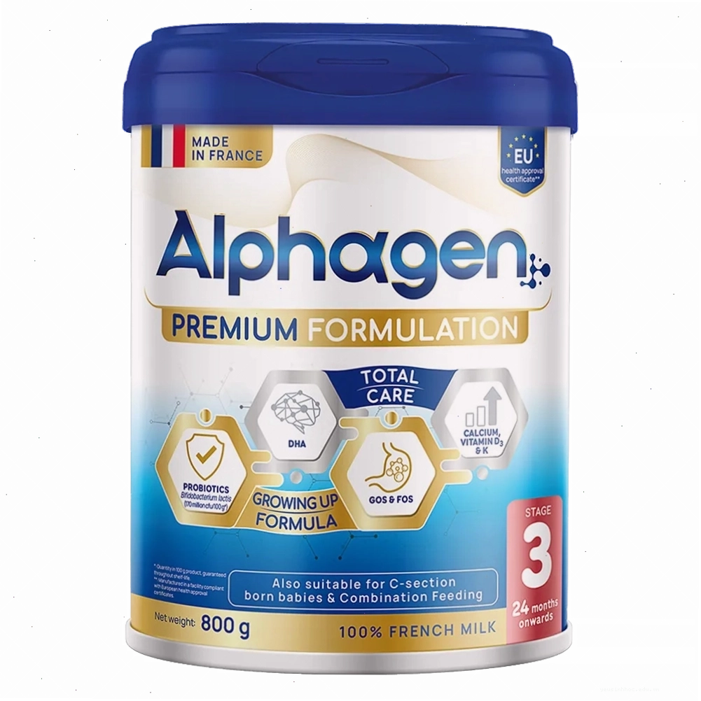 Sữa Alphagen Premium Formulation Total Care 800g cho trẻ từ 24 tháng tuổi