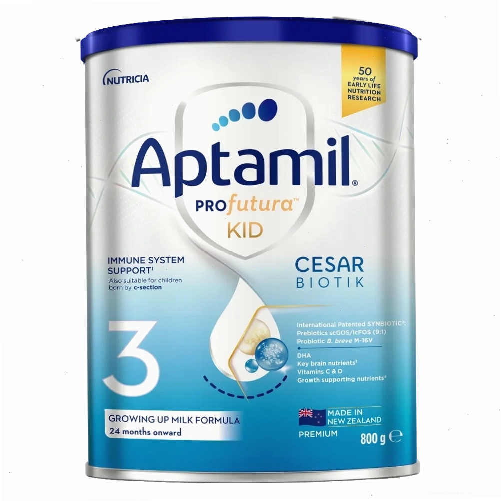 Sữa Aptamil Profutura Kid Cesarbiotik hỗ trợ tăng đề kháng và hệ tiêu hóa