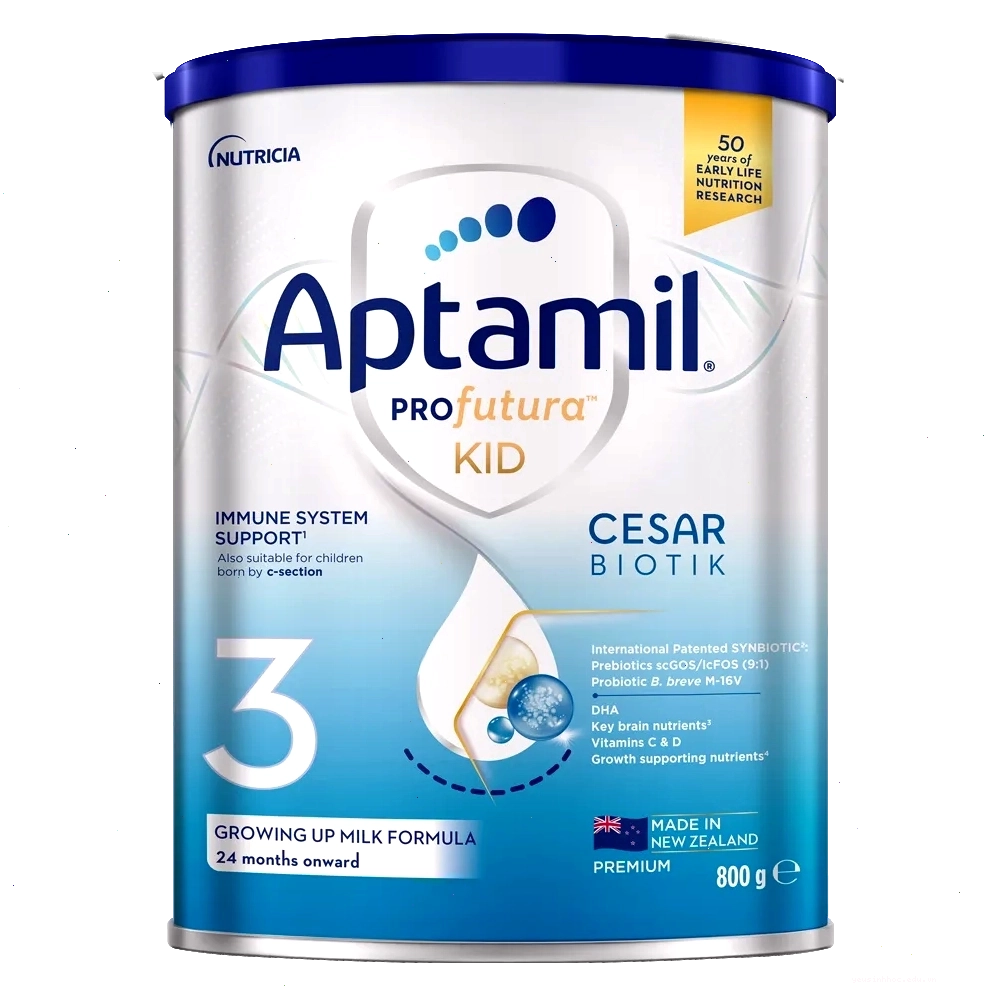 Sữa Aptamil Profutura Kid Cesarbiotik với phức hợp Synbiotic tăng cường đề kháng