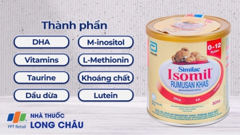 Sữa bổ sung dinh dưỡng cho trẻ 0 - 12 tháng Similac Isomil Plus