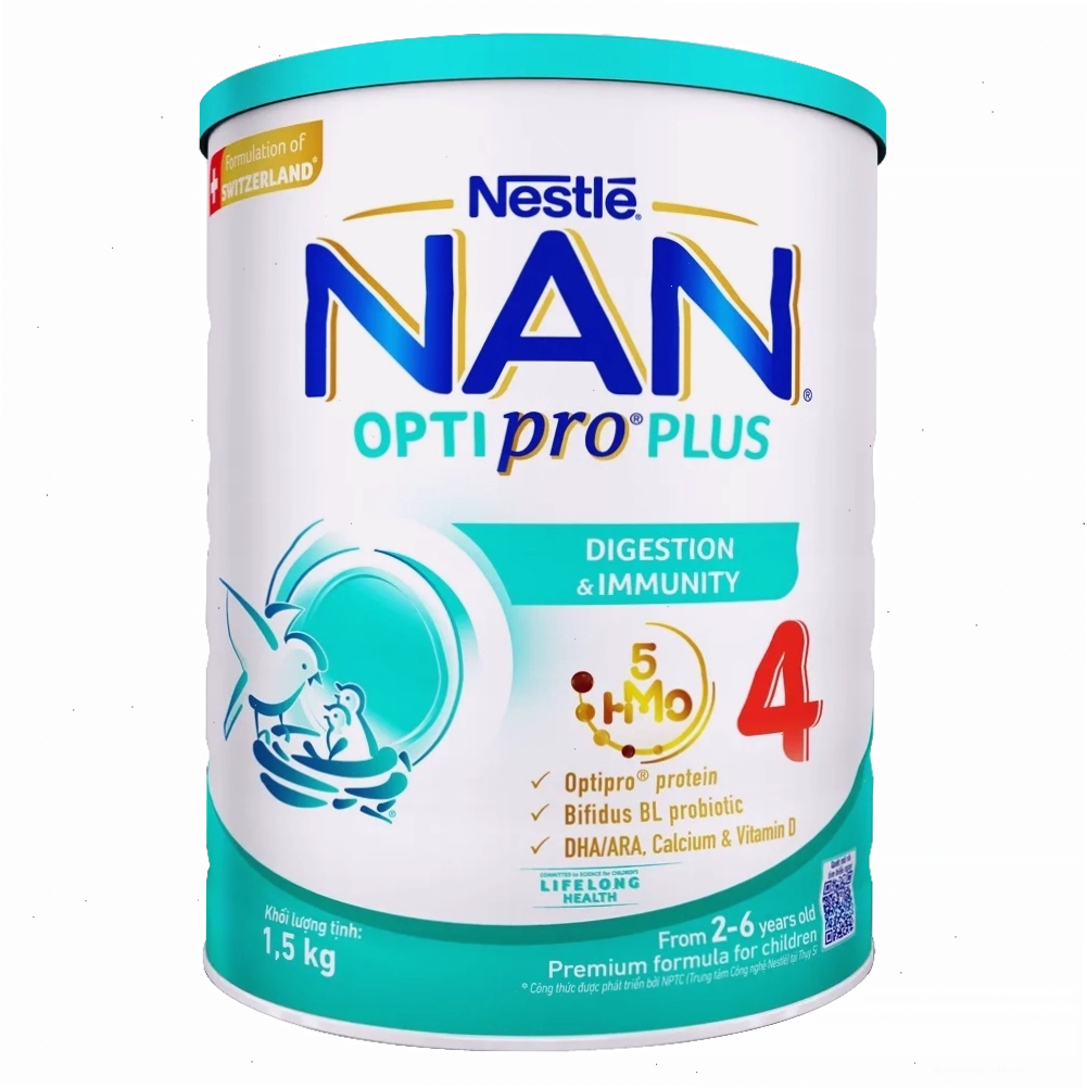 Sữa bột Nan Optipro Plus tăng đề kháng hiệu quả