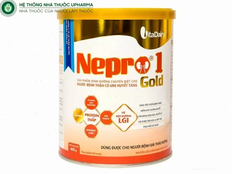 Sữa cho người suy thận Nepro 1 với công thức cân bằng dinh dưỡng