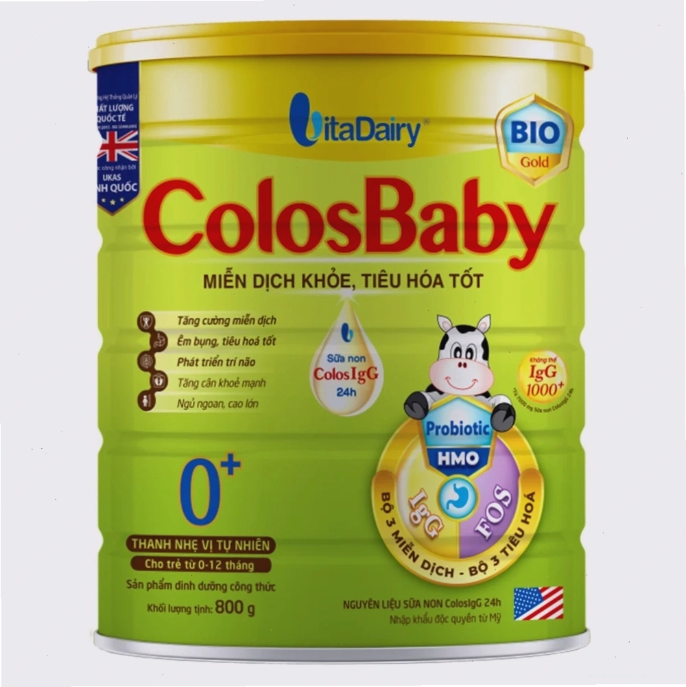Sữa Colosbaby Bio Gold 0+ 800g - lựa chọn cho bé từ 0-12 tháng tuổi