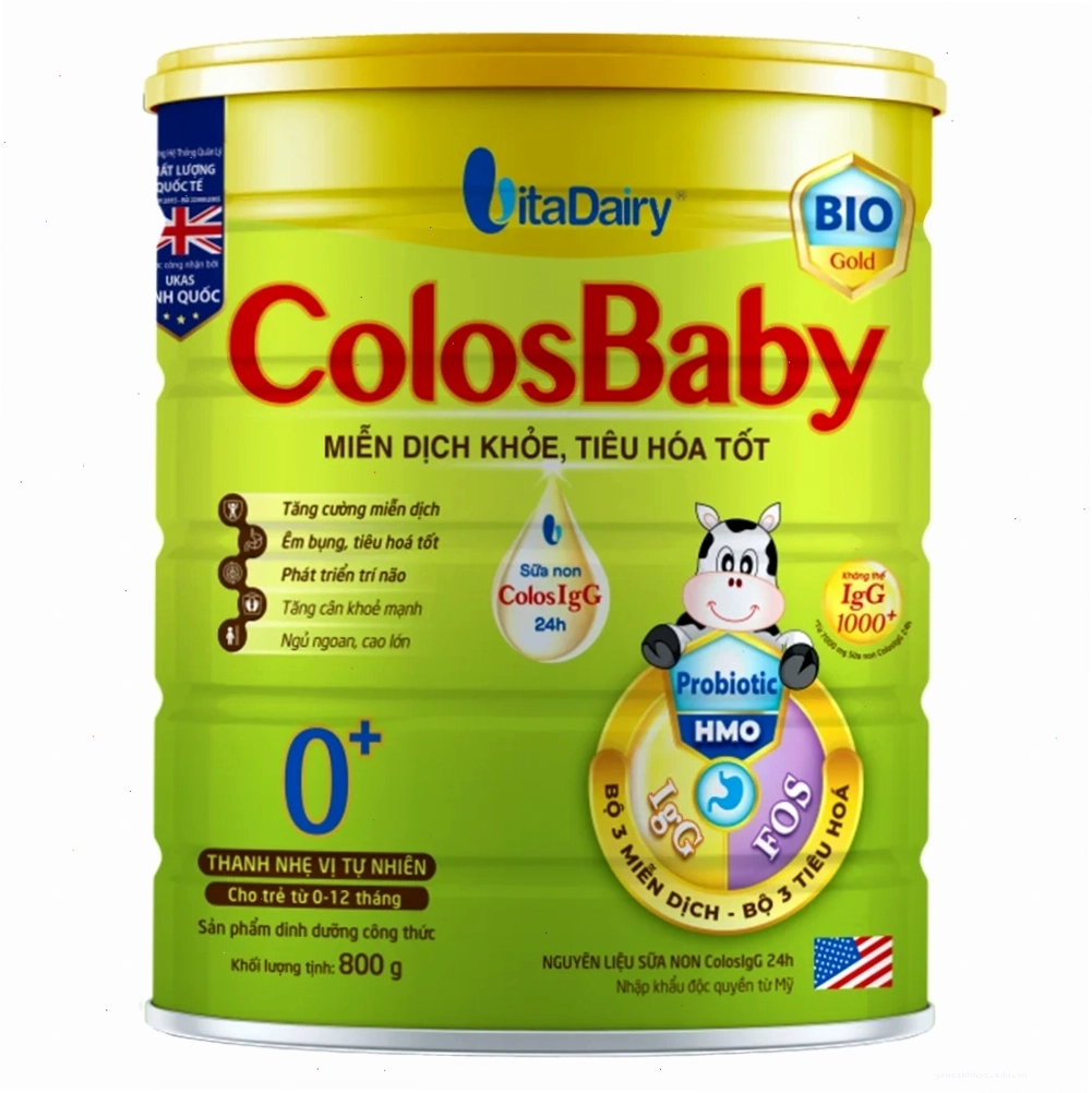 Sữa Colosbaby Bio Gold 0+ dành cho bé từ 0 - 12 tháng