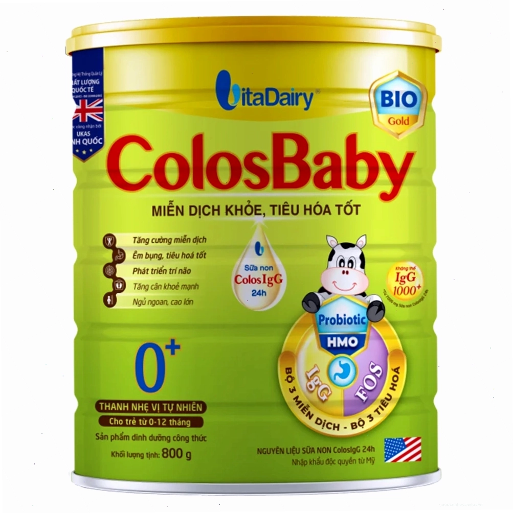 Sữa Colosbaby Bio Gold 0+ dành cho trẻ sơ sinh.