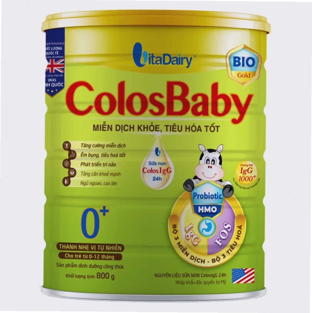 Sữa Colosbaby Bio Gold 0+ dành cho trẻ từ 0 - 12 tháng
