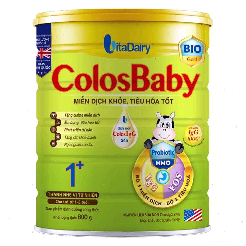 Sữa Colosbaby Bio Gold 1+ dành cho bé từ 1-2 tuổi