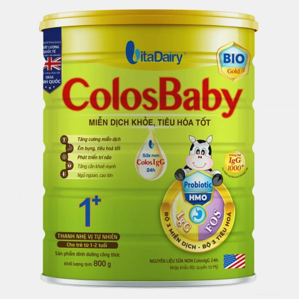Sữa Colosbaby Bio Gold 1+ dành cho bé từ 1 - 2 tuổi