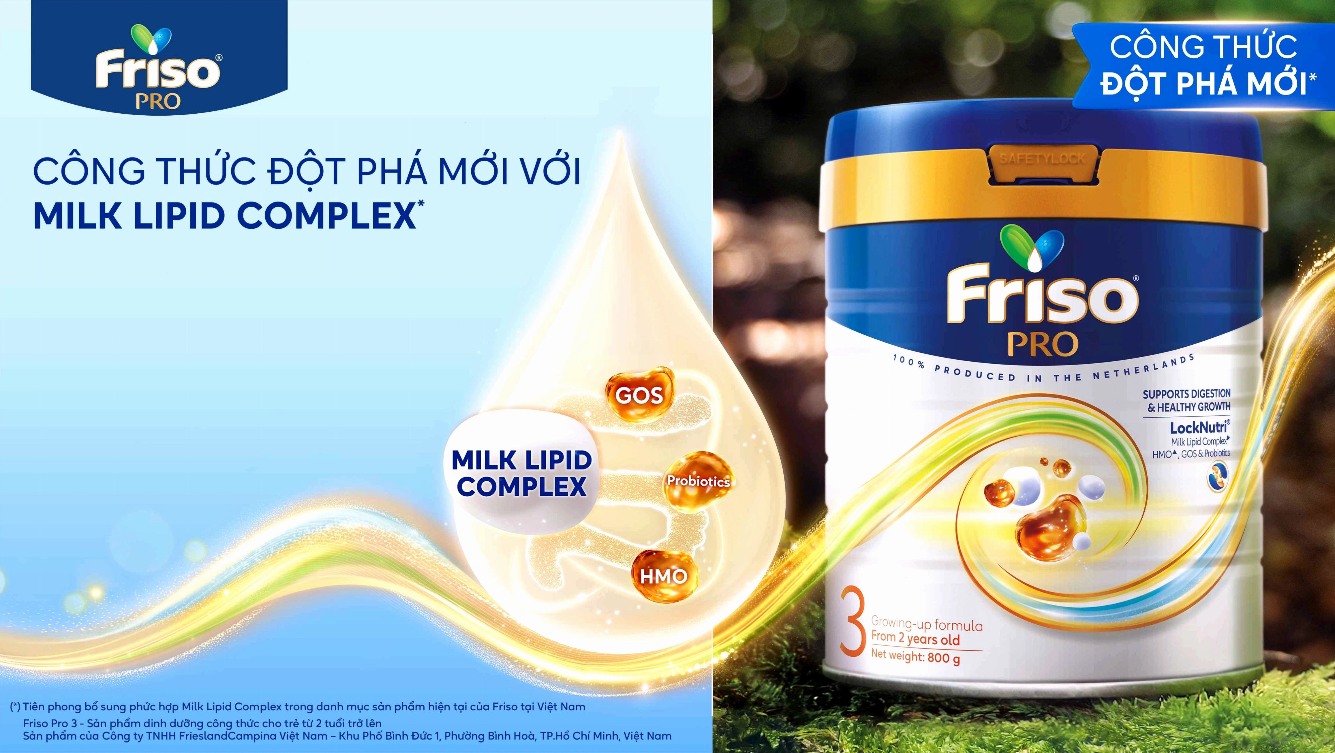 Sữa Friso Gold cung cấp dinh dưỡng hỗ trợ phát triển não bộ và hệ miễn dịch