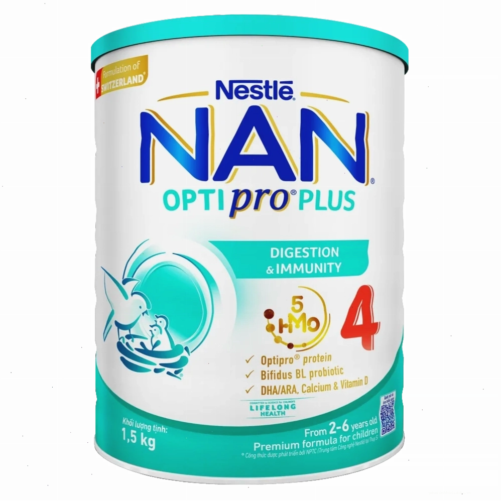 Sữa Nestle Nan Optipro Plus bổ sung dinh dưỡng và tăng cường đề kháng.