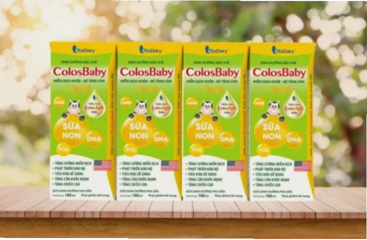 Sữa non tăng đề kháng cho trẻ Colosbaby Gold với hàm lượng sữa non cao