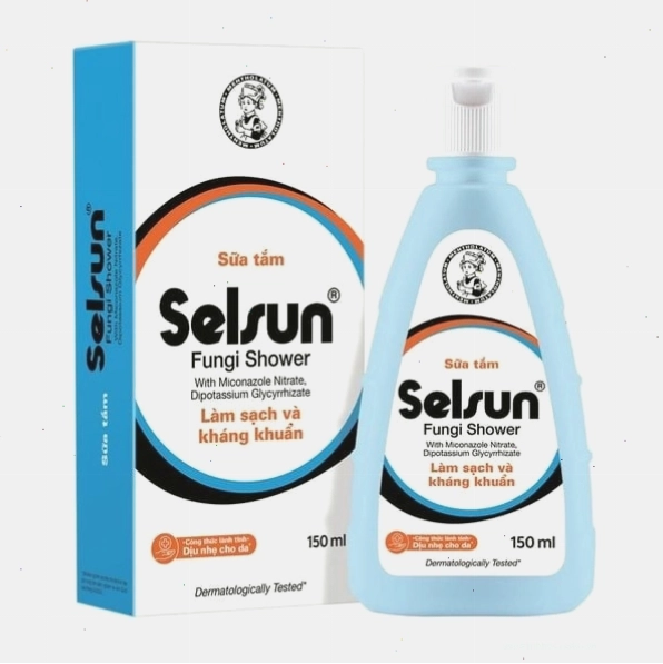 Sữa tắm Selsun Fungi chứa Selenium Sulfide giúp trị nấm da hiệu quả