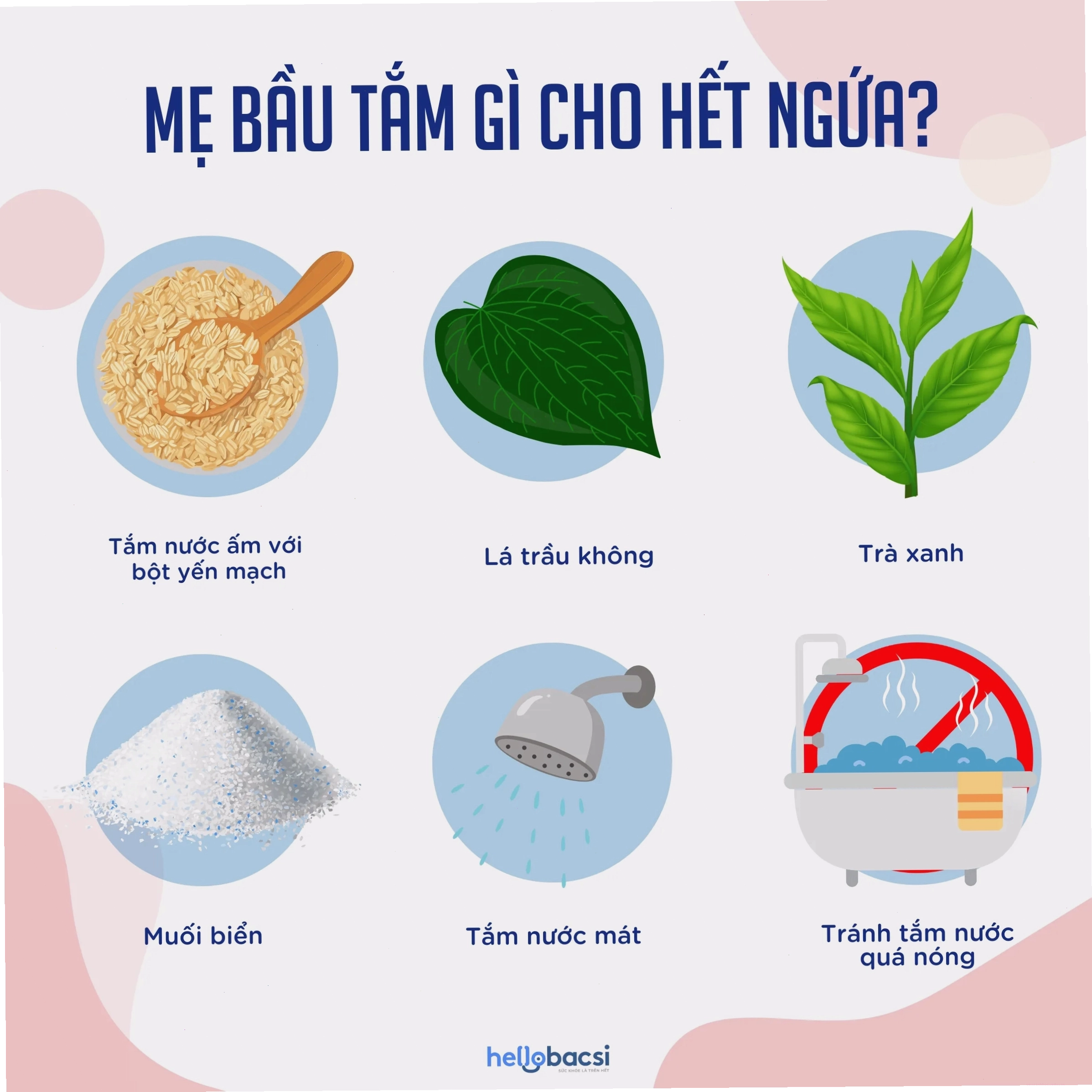 Tắm gì cho hết ngứa?