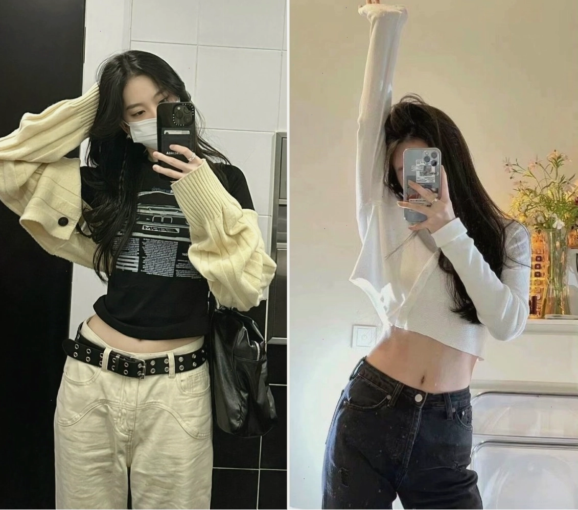 Tạo dáng chụp ảnh trước gương trong nhà tắm với ánh sáng tự nhiên