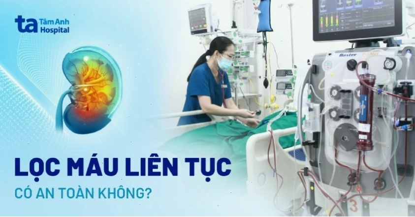 Thiết bị lọc máu liên tục tại bệnh viện