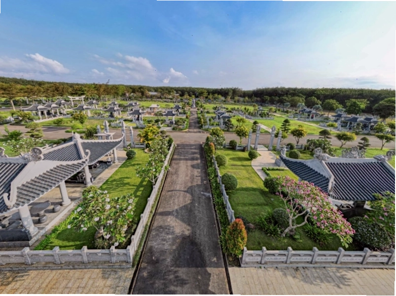 Thiết kế mộ phần trang nghiêm tại công viên vĩnh hằng