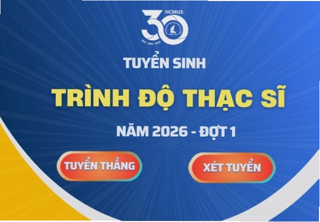 Thông báo tuyển sinh Thạc sĩ năm 2026