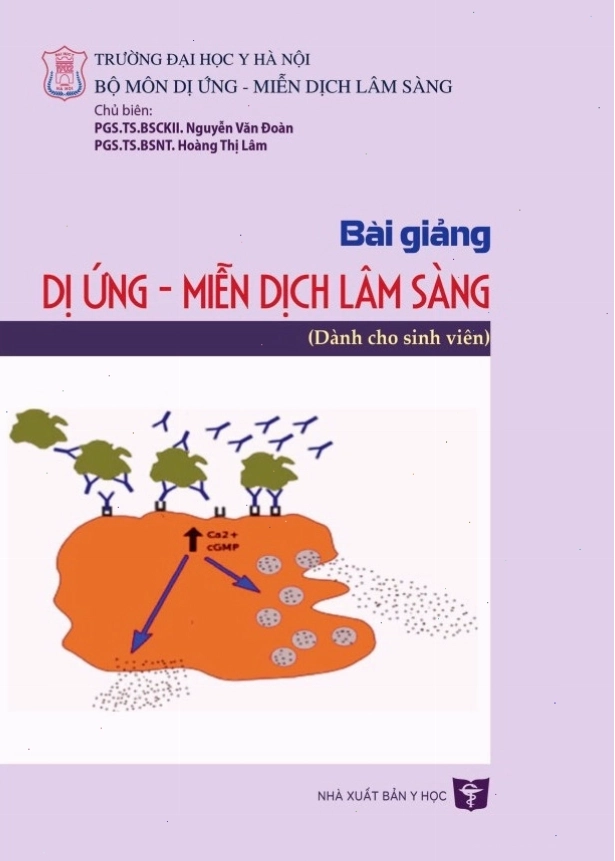 Trang bìa bài giảng dị ứng miễn dịch lâm sàng PDF