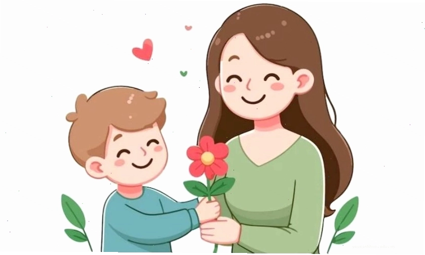 Tranh vẽ mẹ và bé yêu thương