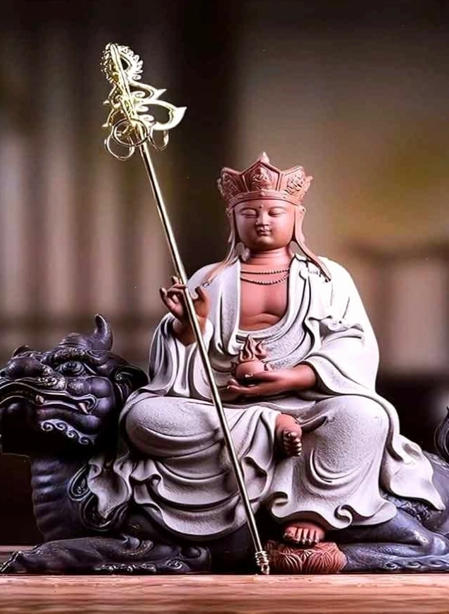 Tượng Địa Tạng Vương Bồ Tát thể hiện sức mạnh tâm linh