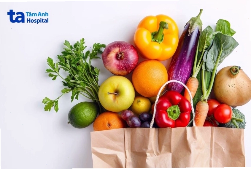 Ưu tiên các loại trái cây và rau xanh trong khẩu phần ăn