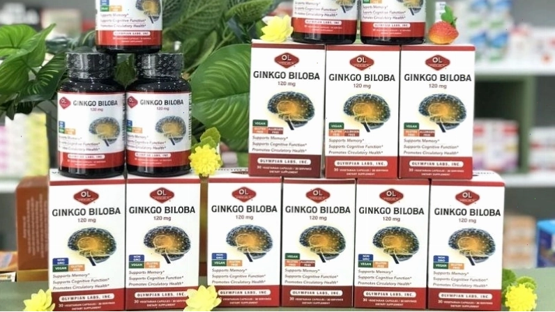 Viên uống bổ não Olympian Labs Ginkgo Biloba