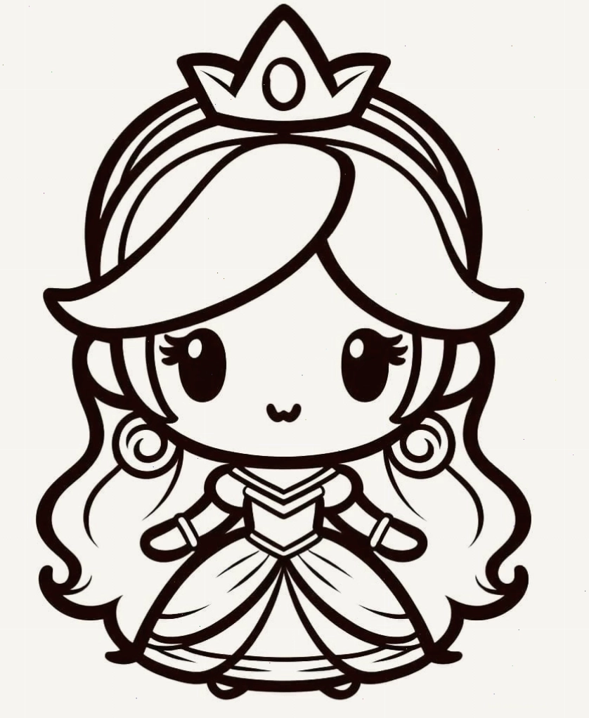Vẻ đẹp của công chúa chibi xinh xắn