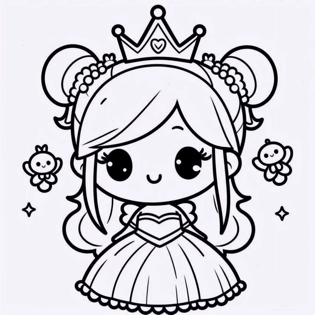 Vẻ đẹp của công chúa Disney phong cách chibi
