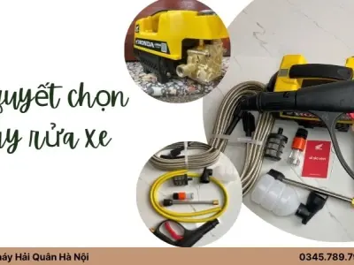 Bí quyết chọn máy rửa xe tại nhà, tránh tốn tiền vô ích