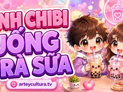 Ảnh Chibi Cô Gái Uống Trà Sữa Đáng Yêu Và Ý Nghĩa 2026