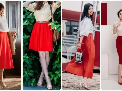 Khám phá vẻ đẹp quyến rũ của cô gái mặc áo đỏ